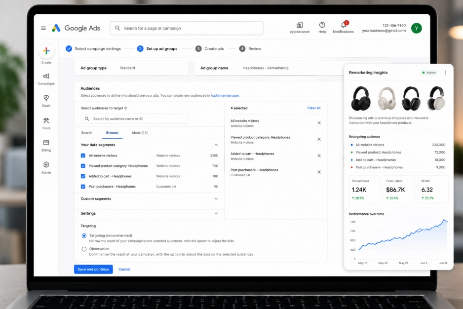 Remarketing Campaigns (Conversion Recovery Layer)