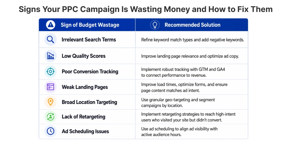 Signs Your PPC Campaign Is Wasting Money and How to Fix Them