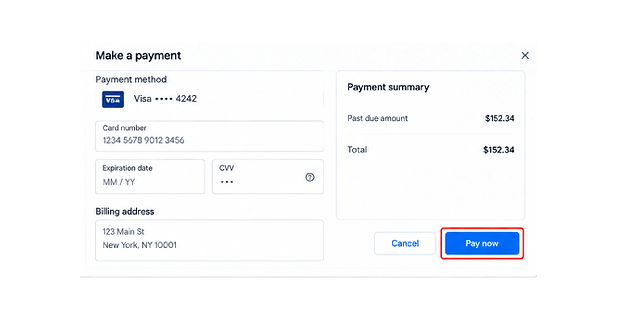 Make a payment option in Google Ads